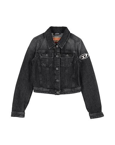 DIESEL Denim jacket Charcoal 99% Cotton, 1% Elastane