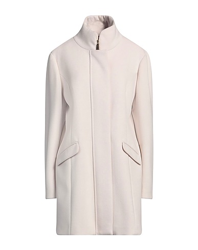 HANITA Coat Light grey 75% Polyester, 20% Viscose, 5% Elastane