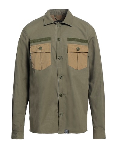 ARKAIR Hemd mit Muster Militärgrün 50% Poly-Baumwolle, 50% Andere Fasern