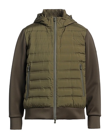 PEOPLE OF SHIBUYA Shell  jacket Military green 100% Polyester, Elastane