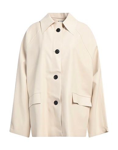 LIVIANA CONTI Jacket Beige 52% Polyester, 48% Polyurethane