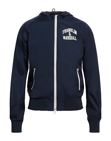 FRANKLIN & MARSHALL Jacket Midnight blue 100% Polyamide