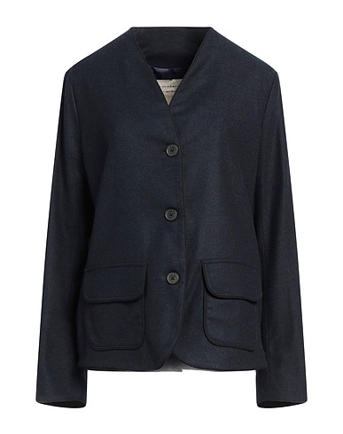 ALESSIA SANTI Jacket Midnight blue 33% Polyester, 33% Viscose, 33% Wool, 1% Elastane