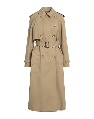 STELLA McCARTNEY Double breasted pea coat Khaki 100% Cotton