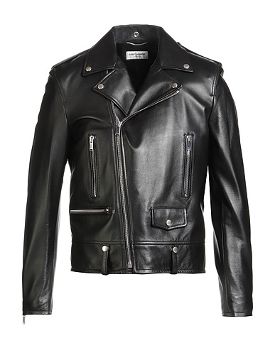 SAINT LAURENT Blouson 100% Cuir d'agneau