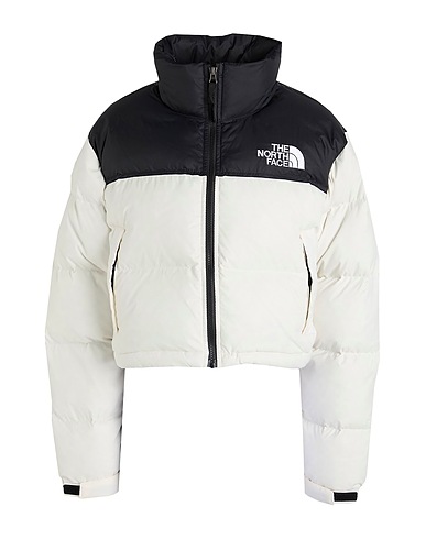 THE NORTH FACE Shell jacket W NUPTSE SHORT JACKET
 White 100% Nylon