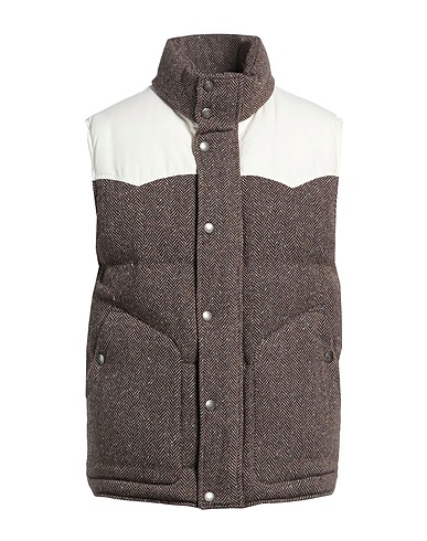 BRUNELLO CUCINELLI Vest Brown 96% Wool, 4% Cashmere