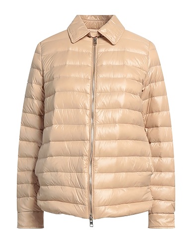 VIOLANTI Shell jacket Beige 100% Polyamide