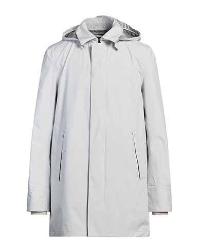 HERNO Full-length jacket LAMINAR Grey 100% Polyester, Polyurethane