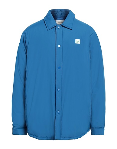 AMERICAN VINTAGE Solid colour shirt Azure 100% Polyamide