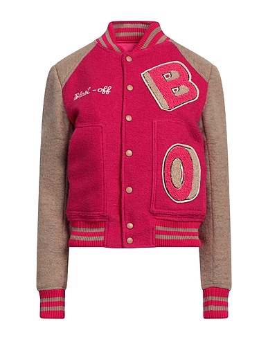BLAST-OFF Jacket Fuchsia 60% Wool, 35% Polyester, 5% Other Fibres