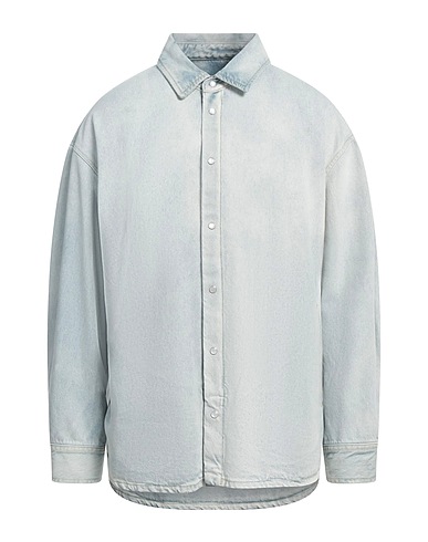 DARKPARK Denim shirt Blue 100% Cotton, Polyester