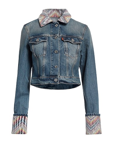MISSONI Джинсовая куртка 100% Хлопок, Вискоза