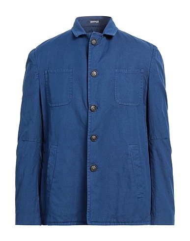 MASSIMO ALBA Jacket Blue 72% Cotton, 28% Linen