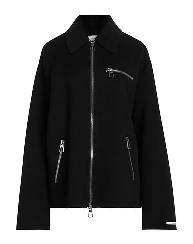 SPORTMAX Coat Black 100% Virgin Wool