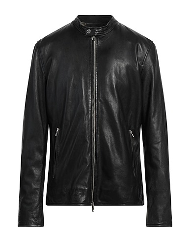 BOMBOOGIE Biker jacket Black Leather