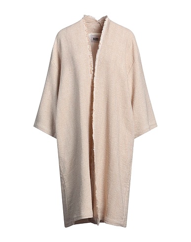 ALPHA STUDIO Lange Jacke Beige 68% Baumwolle, 14% Viskose, 10% Polyester, 6% Polyamid, 2% Andere Fasern