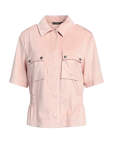 GUESS Jacket Light pink 85% Polyester, 15% Elastane