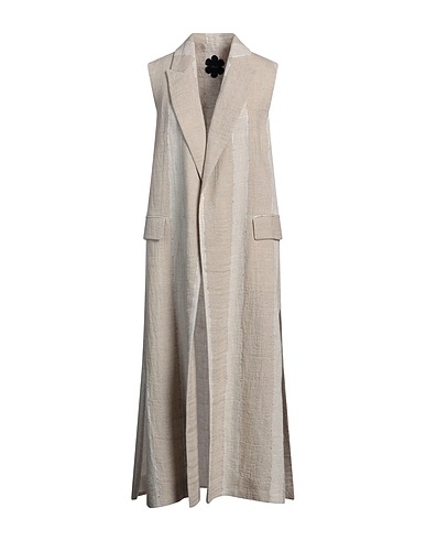 MOUCHE Soprabito Beige 90% Lino, 6% Poliammide, 4% Poliestere