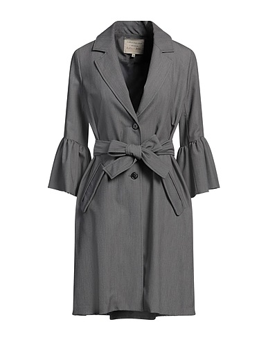 ALESSIA SANTI Mantel Grau 71% Polyester, 23% Viskose, 6% Elastan