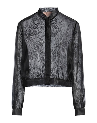 TWINSET Giubbotto Nero 100% Poliestere