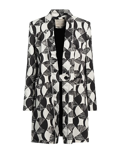 ALESSIA SANTI Full-length jacket 69% Cotton, 31% Viscose