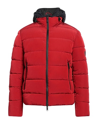 GABARDINE Shell jacket Red 100% Polyamide