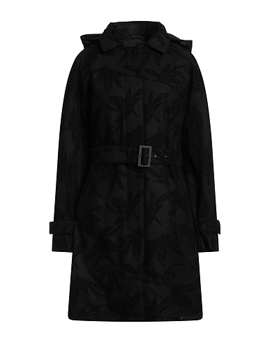 HERNO コート ブラック ウール 80% / ナイロン 20%