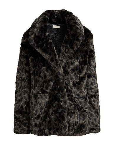 ZADIG&VOLTAIRE Teddy Coat Charcoal 77% Acrylic, 23% Polyester
