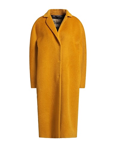 HERNO Cappotto Senape 75% Lana di alpaca, 25% Lana Vergine