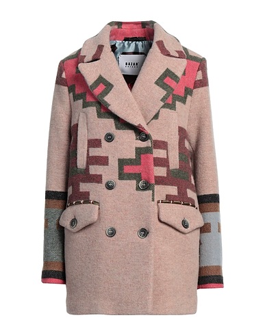 BAZAR DELUXE Cappotto Beige 80% Lana, 20% Poliammide