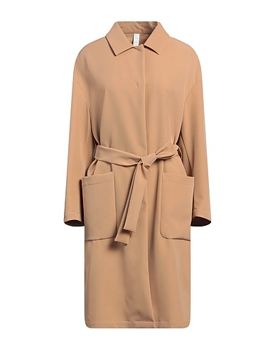 HEVÒ Lange Jacke Sand 89% Polyester, 11% Elastische Fasern