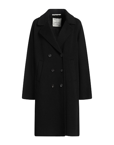 EMMA & GAIA Cappotto Nero 80% Lana, 10% Cachemire, 10% Poliammide