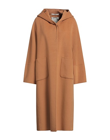 EMMA & GAIA Coat Camel 80% Wool, 10% Cashmere, 10% Polyamide