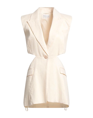 PATRIZIA PEPE Blazer Ivory 60% Linen, 40% Polyamide