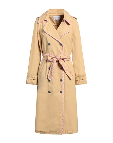 FRONT STREET 8 Full-length jacket Beige 100% Cotton