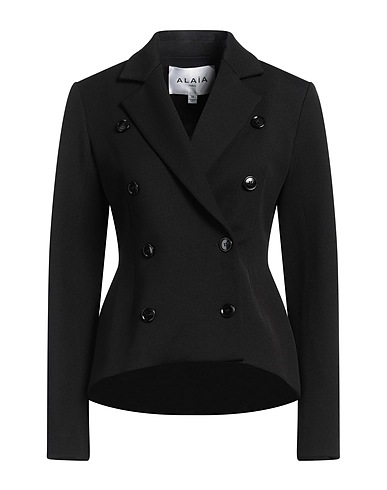 ALAÏA Blazer NERO 64% Polyamide, 34% Virgin Wool, 2% Elastane