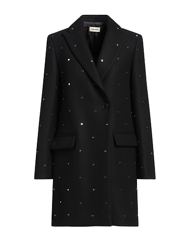 ZADIG&VOLTAIRE Coat Black 75% Wool, 25% Polyamide