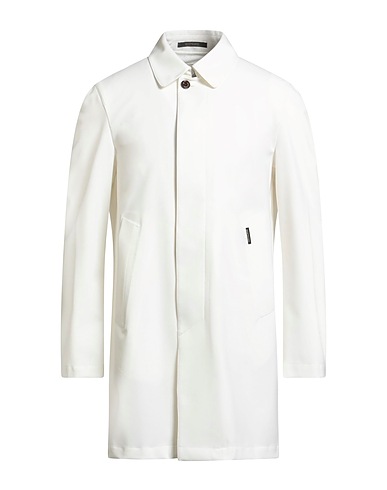 MONTECORE Full-length jacket White 91% Polyester, 9% Polyurethane