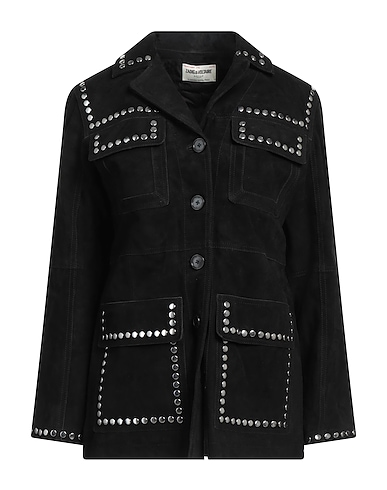 ZADIG&VOLTAIRE Jacke Schwarz 100% Ziegenleder