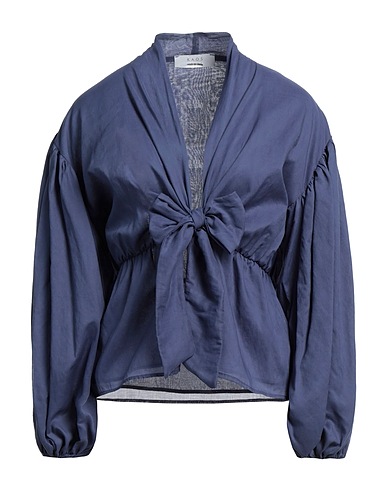 KAOS Camicie e bluse tinta unita Blu navy 100% Cotone