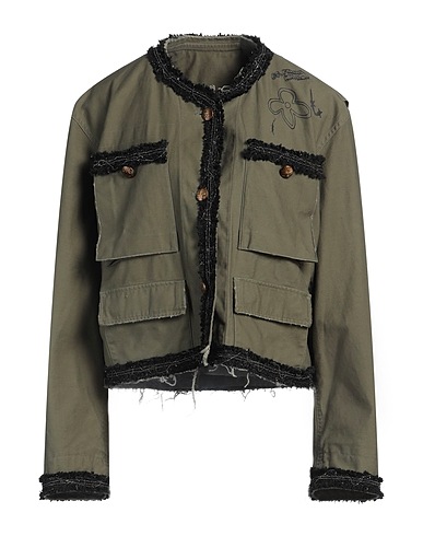 STAND ALONÉ Jacket Military green 100% Cotton