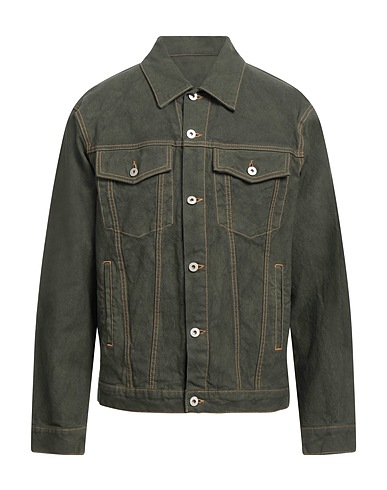 HERON PRESTON Jacket Military green 100% Cotton
