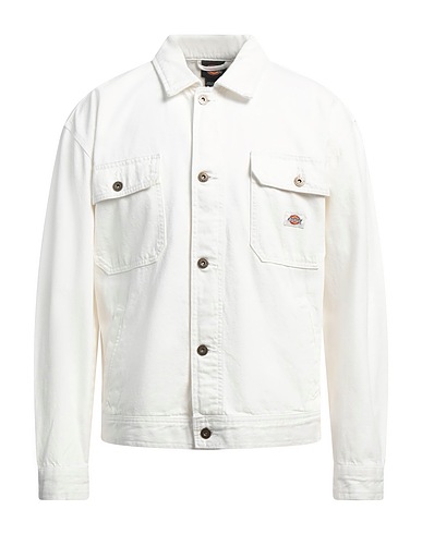 DICKIES Denim jacket White 100% Cotton