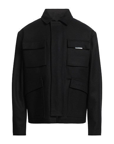 LIU •JO MAN Jacket Black 75% Virgin Wool, 20% Polyamide, 5% Cashmere