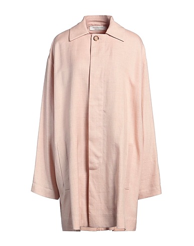 PHILOSOPHY di LORENZO SERAFINI Full-length jacket Light pink 86% Viscose, 14% Linen