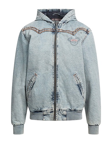 TRUE RELIGION Blouson en jean 100% Coton