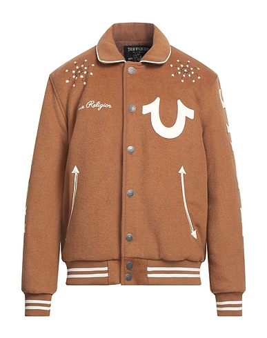 TRUE RELIGION Jacke Kamel 42% Wolle, 39% Polyester, 15% Acryl, 4% Andere Fasern