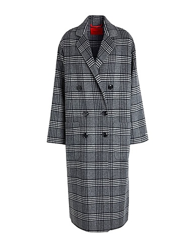 MAX&Co. コート ELEMENTO ブラック バージンウール 70% / ナイロン 30%