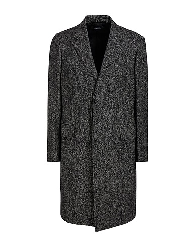 DUNHILL Coat Black 66% Wool, 10% Mohair wool, 10% Alpaca wool, 8% Polyamide, 6% Cashmere